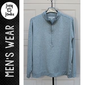 Men's Matte Grey Hightower Half Zip Gray Jacket XL